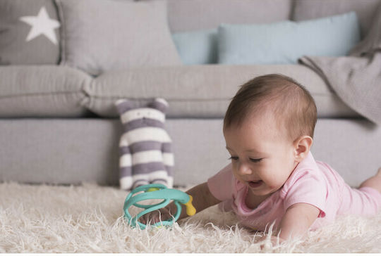 Baby to Love 3D Snail Teether Rattle for Teething from Silicone for 3 Months+