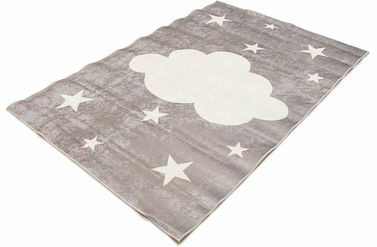Tzikas Carpets 0036-118 Kinder Teppich Wolken Gray 140x200cm