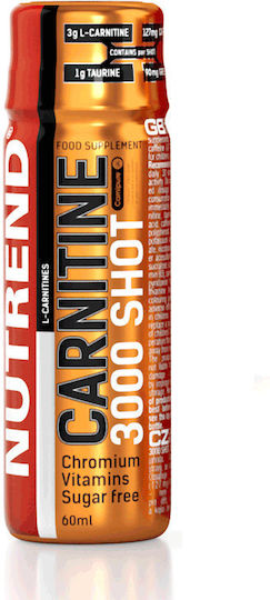 Nutrend Carnitine Shot 3000mg with Flavor Orange 60ml