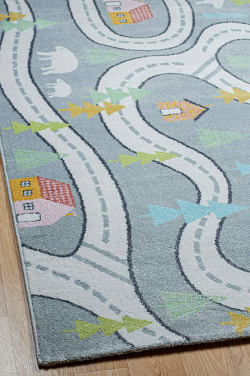 Klonaras 2709 Kids Rug Grey 160x230cm Thickness 10mm