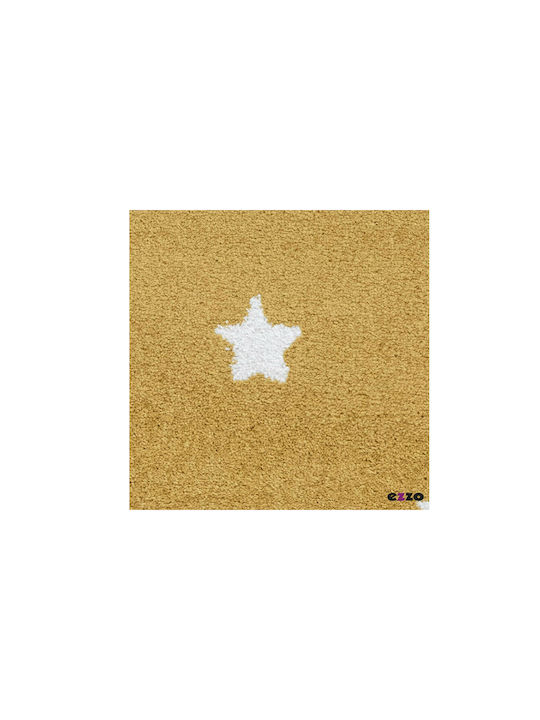 Ezzo A173AX6 Kinder Teppich Sterne Yellow 160x230cm Dicke 11mm
