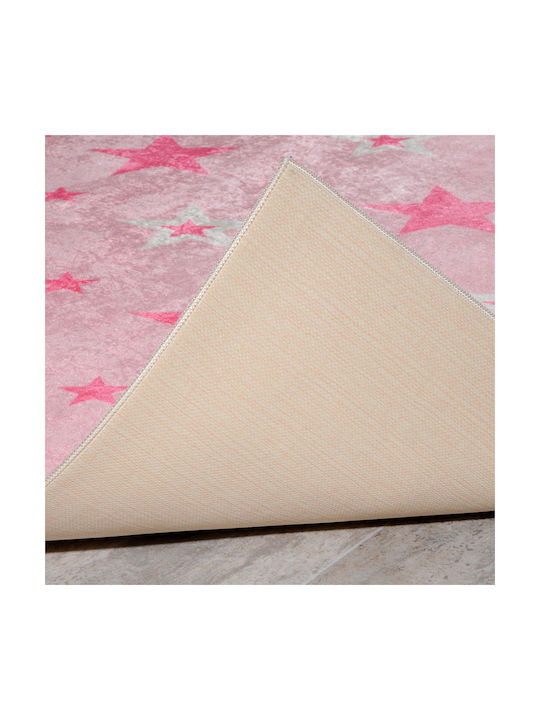 Tzikas Carpets Παιδικό Χαλί Αστέρια Ροζ 160x230cm