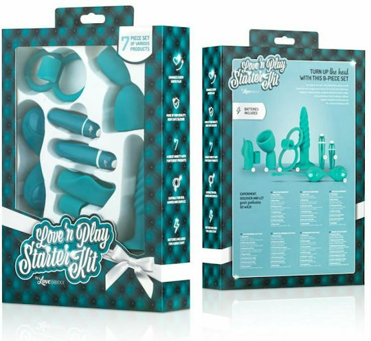 LoveBoxxx Love N Play Starter Kit Set Turquoise Green