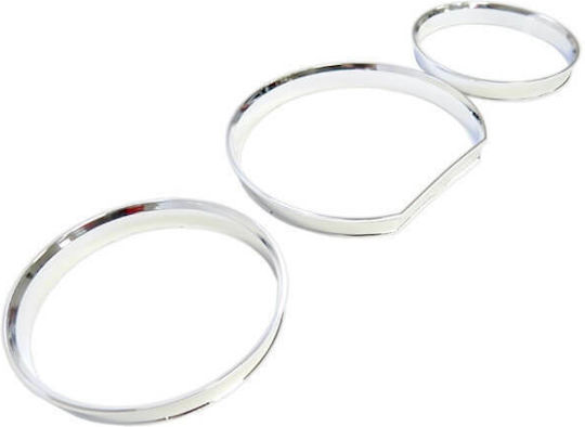 Carner Δαχτυλίδια Καντράν για Mercedes-Benz E-Class W124 1985-1995 Χρώμιο