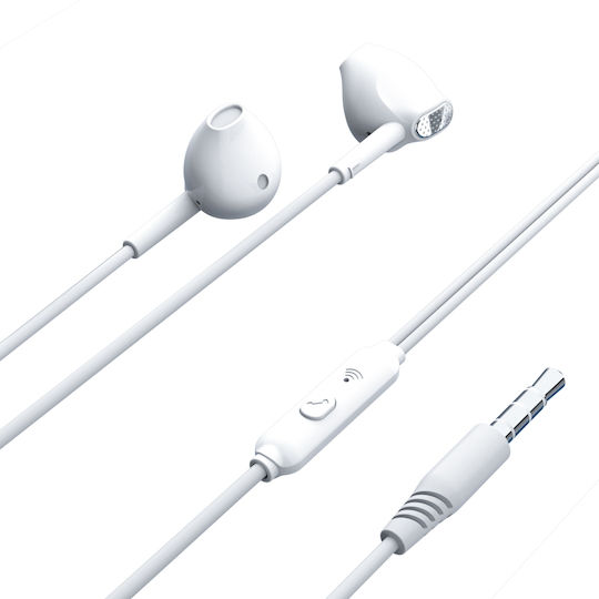 XO EP52 In-ear Handsfree with 3.5mm Connector White