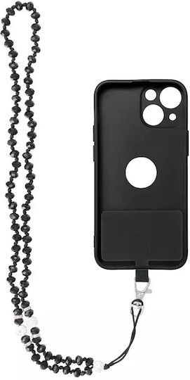 Borofone Crystal Diamond Neck Strap for Mobile Black