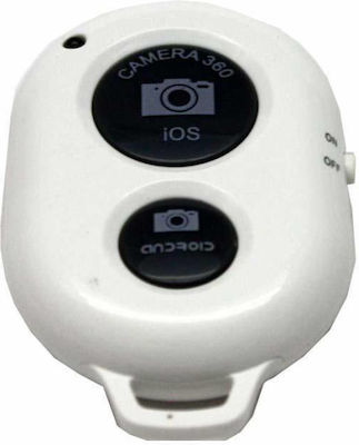 Bluetooth Selfie Remote Control In White Colour