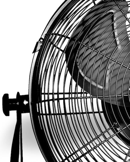 Gruppe Floor Fan 95W Diameter 45cm Black