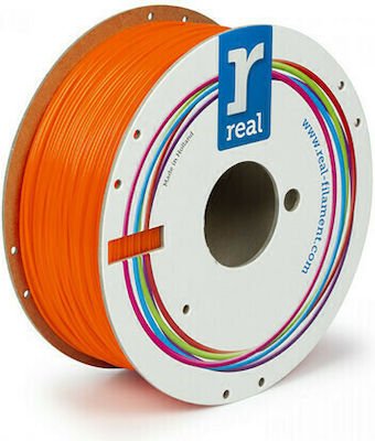 Real Filament PETG 3D Printer Filament 1.75mm Orange 1kg