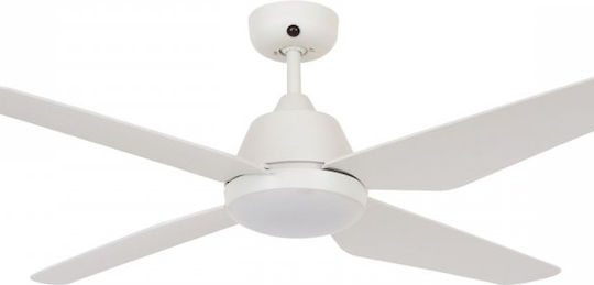 Lucci Air Aria Deckenventilator 122cm mit Leuchte Weiß