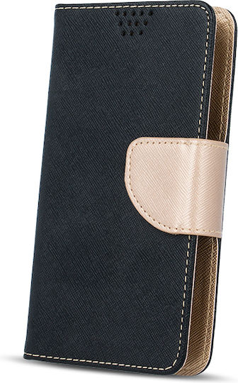 TelForceOne Fancy Smart Book Case έως 5.7" Black/Gold