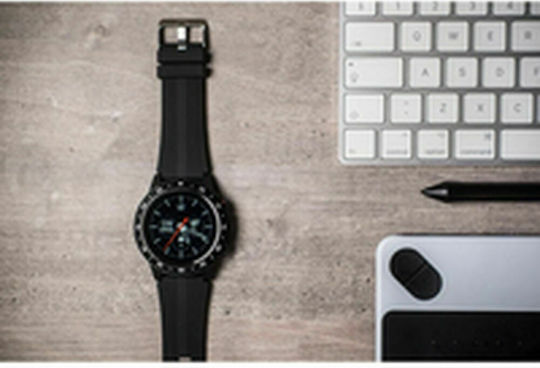 MaxCom FW37 Argon Smartwatch mit Pulsmesser (Schwarz)