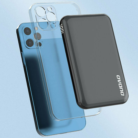 Dudao TGK1 Power Bank 10000mAh 15W with USB-C Port Power Delivery Navy Blue
