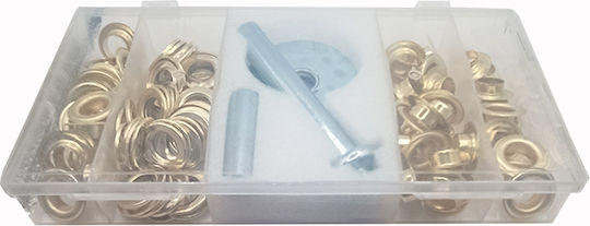 Grommet Pliers for Hole Opening 12mm with 100 Grommets