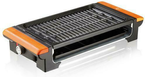 ETA Vital 1162 90000 Tabletop Grătar Electric Placă Netedă și Striată 1300W cu Termostat Reglabil 36.5bucx23.5buccm