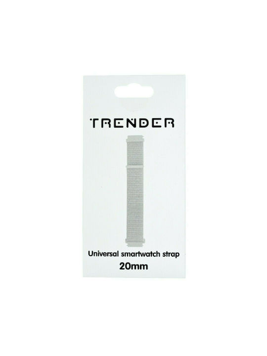 Trender Λουράκι Λευκό (Universal 20mm) Trender Λουράκι Λευκό (Universal 20mm)