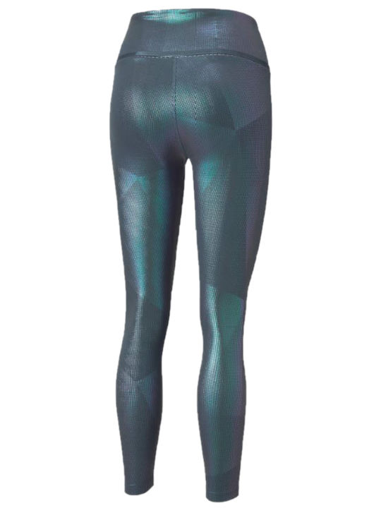 Concept 7/8 Training Γυναικείο Cropped Κολάν Ψηλόμεσο Dark Slate/Iridescent print