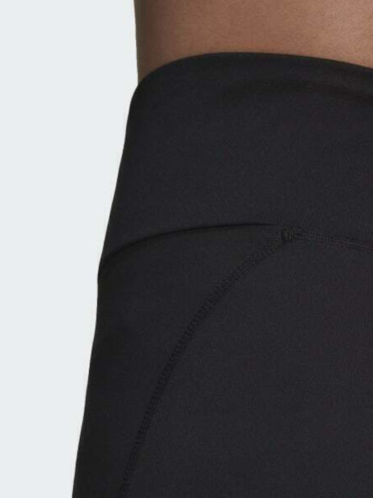 Essentials Yoga Colanți Cropped Talie Înaltă Negri