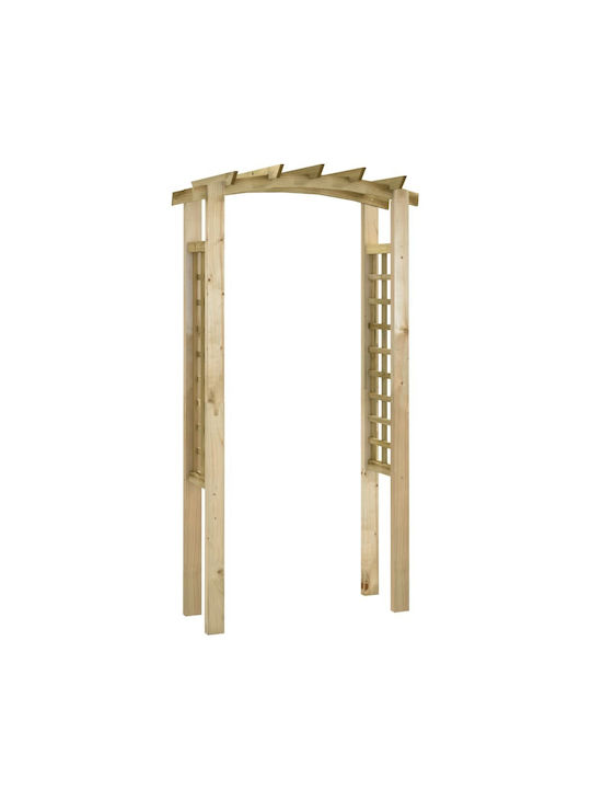 Αψίδα Κήπου από Ξύλο 110x60x210cm Καφέ 318560