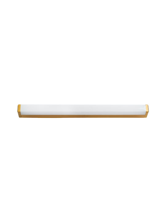 GloboStar Renata Modern Lamp Bathroom with Integrated LED and Natural White Light Copper 60x5.5cm