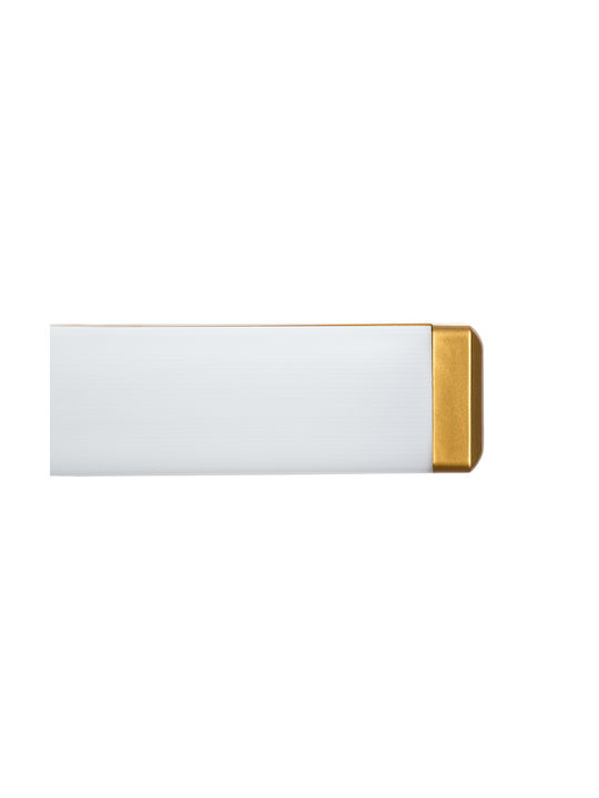GloboStar Renata Modern Lamp Bathroom with Integrated LED and Natural White Light Copper 60x5.5cm