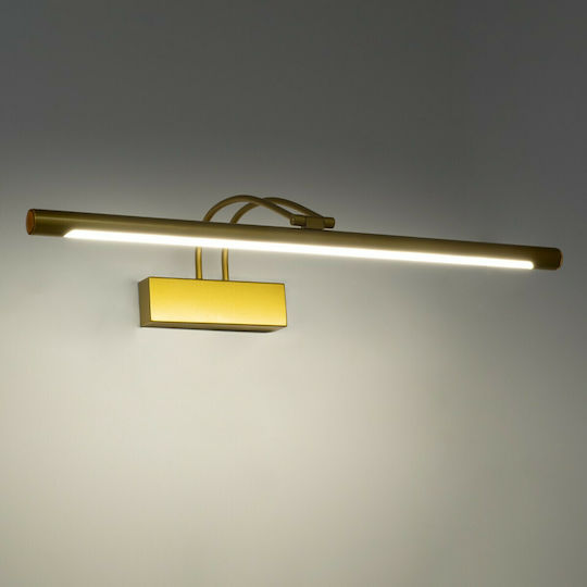 GloboStar Laura Φωτιστικό Μπάνιου/Πίνακα LED Χρυσό 60x13εκ. GloboStar Laura Φωτιστικό Μπάνιου/Πίνακα LED Χρυσό 60x13εκ.