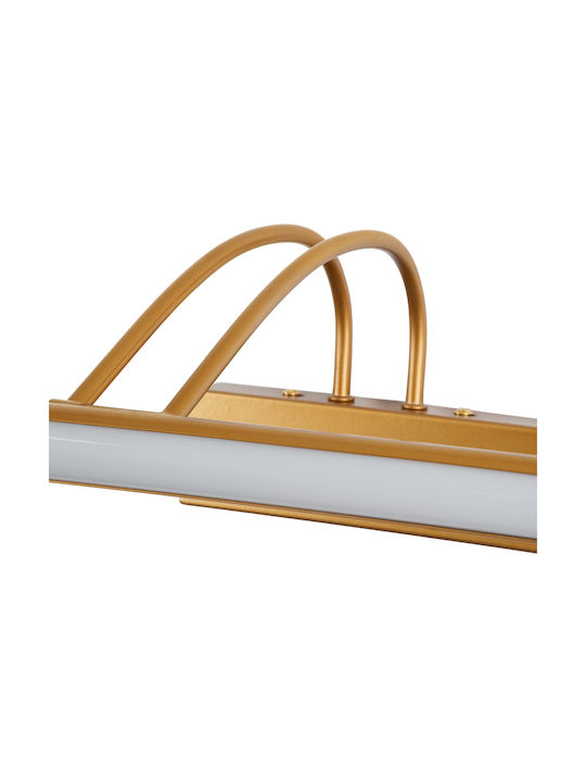 GloboStar Laura Modern Lamp Bathroom with Integrated LED and Natural White Light Copper 60x13cm