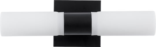 GloboStar Anais Modern Leuchte Badezimmer mit Fassung G9 Schwarz 34x11cm