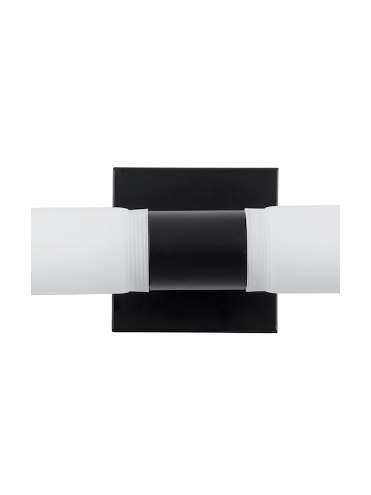 GloboStar Anais Modern Lamp Bathroom with Socket G9 Black 34x11cm
