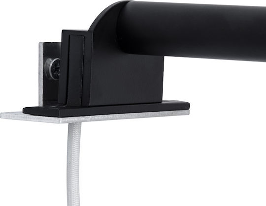 GloboStar Elsa Modern Lamp Bathroom with Socket G9 Black 13.5x20cm