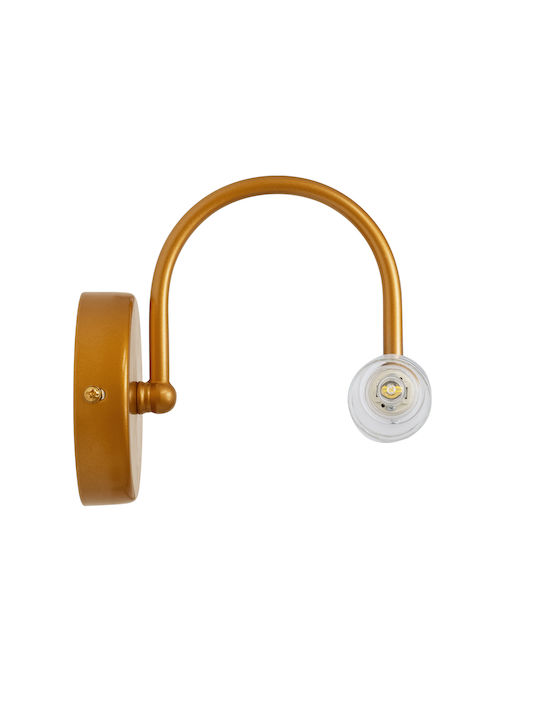 GloboStar Paola Modern Lamp Bathroom with Socket G9 Copper 31x15cm