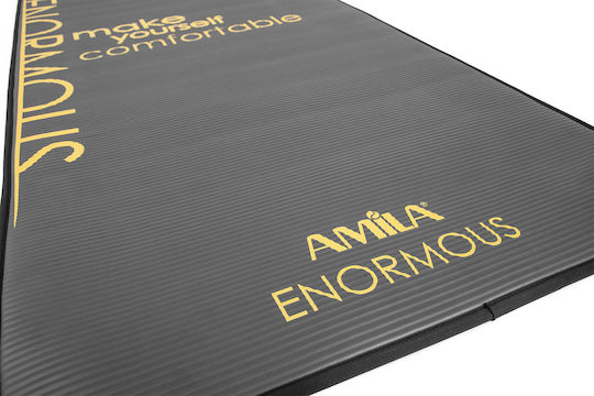 AMILA Enormous Exercise Mat Black (180x80x1cm)