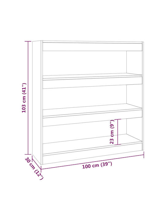 Bibliothek Sonoma 100x30x103cm