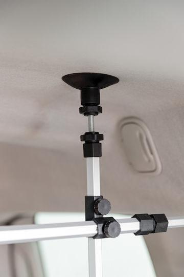 Trixie Divider Car for Dog Silver/Black Aluminum Silver