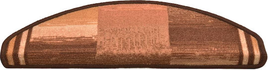 vidaXL Πατάκια Σκάλας Καφέ 65x25cm 149837 10τμχ