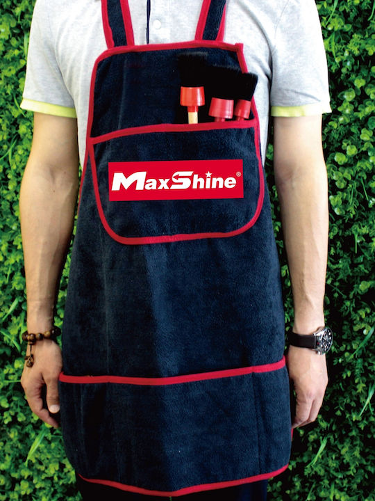 Maxshine Ποδιά Εργασίας Ηλεκτροσυγκολλητών / Μαστόρων Μαύρη 7011001