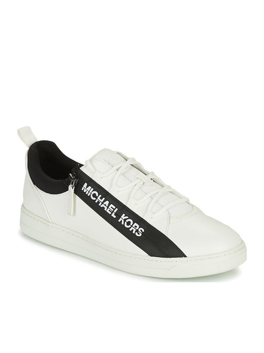 Michael Kors Keating Zip Sneakers Λευκά