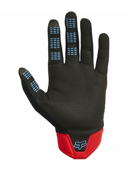 Fox MX Flexair Ascent Summertime Μotocross Gloves Fluo Red