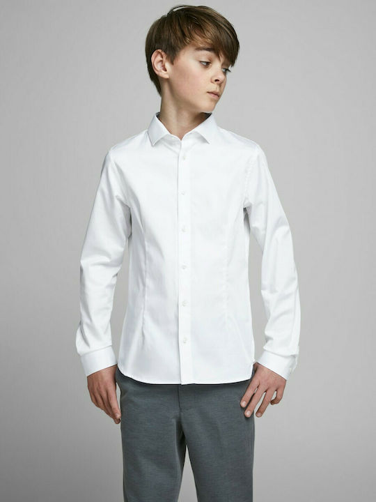 Jack & Jones Kids One Color Shirt White