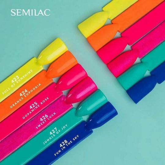 Semilac Classic Хибриден Лак за Нокти 427 Jungle Of Joy 7мл 1бр