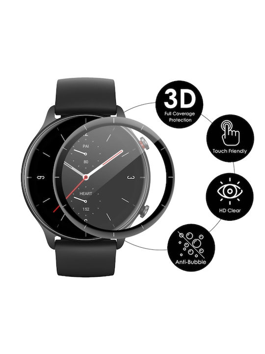 Enkay 3D Full Coverage Soft PC Edge & PMMA HD Screen Protector for the Amazfit GTR 3 1pcs SYA001786602