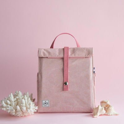 The Lunch Bags Original Изотермична Чанта за Храна за Ръка 5лт Rose Д21 x Ш16 x В24см