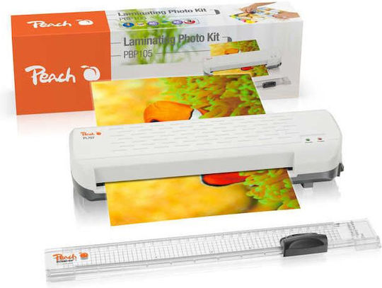 Peach Πλαστικοποιητής Επιτραπέζιος για A4 100 microns με Κόφτη