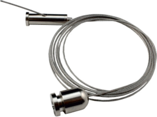 Cubalux Mounting Suspension for Lighting Fixtures made of Aluminum Silver 13-1088