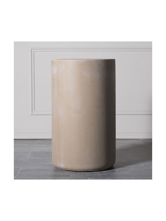 Supergreens Rocky Flower Pot 42x70cm in Beige Color C-0150-8