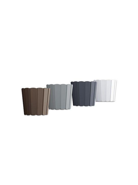 Prosperplast Boardee Basic Planter Pot Plastic 23.9x23.9x21.5cm.
