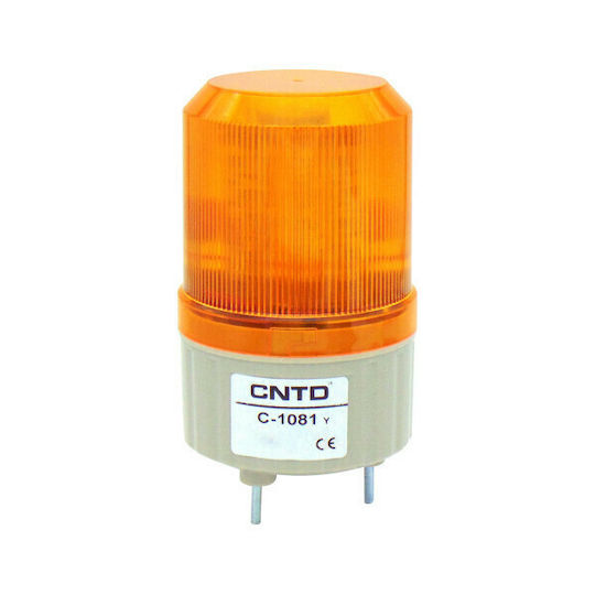 Cntd C-1081 Φάρος Συστημάτων Συναγερμού με Κίτρινο LED Φως 24V 8.9x13.4εκ.