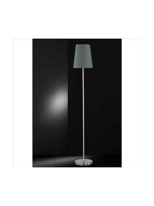 Wofi Fynn Floor Lamp H150xW25cm. with Socket for Bulb E27 Silver