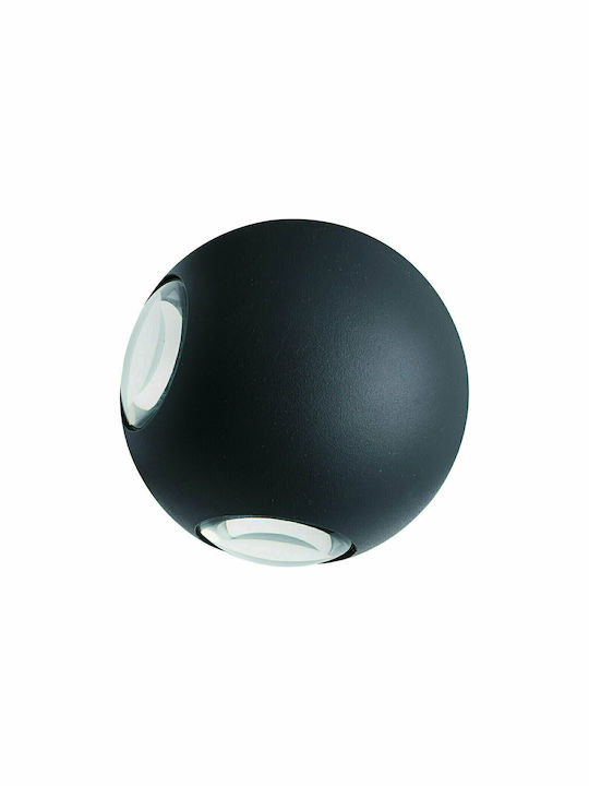 Avide AOLW12WW-CAIRO Wandmontiertes Außen-Spotlight LED IP54 12W mit Warmweiß Licht