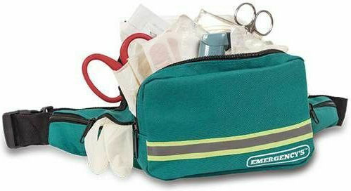 Elite Bags Медицинска Чанта Първа помощ Emergency's в Зелен Цвят Медицинско Торбиче Първа помощ Emergency's в Зелен Цвят